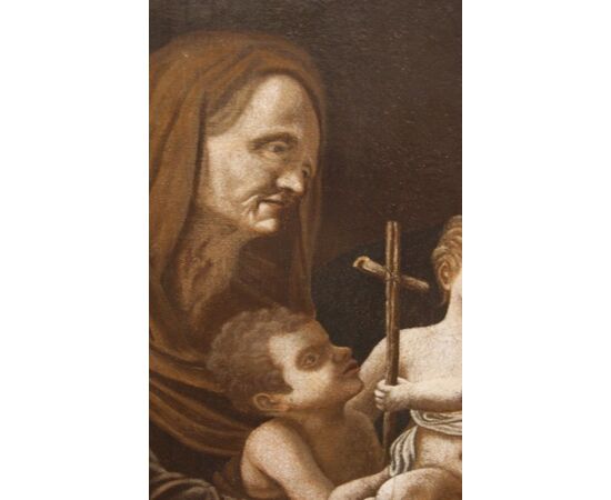 Antico dipinto Bartolomeo Schedoni del 1600 Madonna con Gesù
