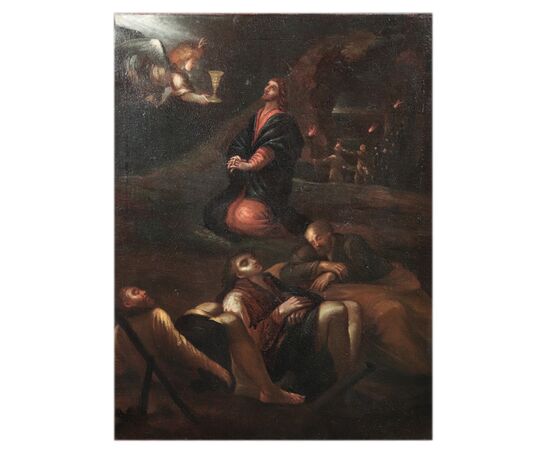 Dipinto: Cristo nell'orto, Emilia, '600