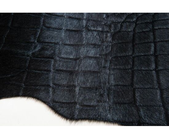 Carpet - &quot;crocodile&quot; printed leather     