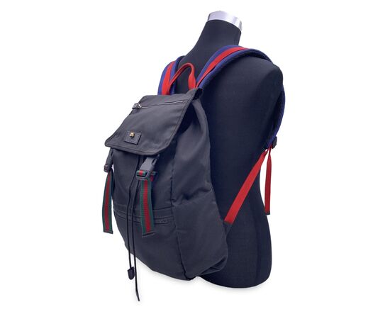 GUCCI Zaino in Tela Col. Nero n.a. L