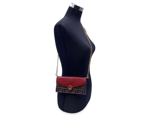 FENDI Portafoglio in Pelle Col. Rosso n.a. S