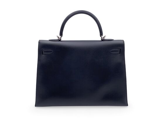 HERMES Borsa a Mano in Pelle Col. Nero Kelly 35 M