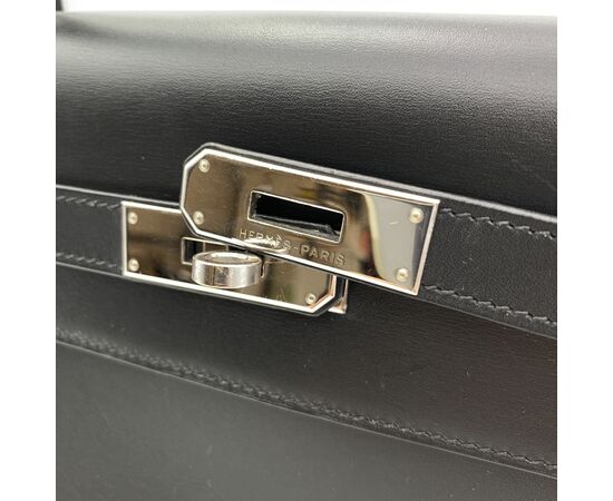 HERMES Borsa a Mano in Pelle Col. Nero Kelly 35 M