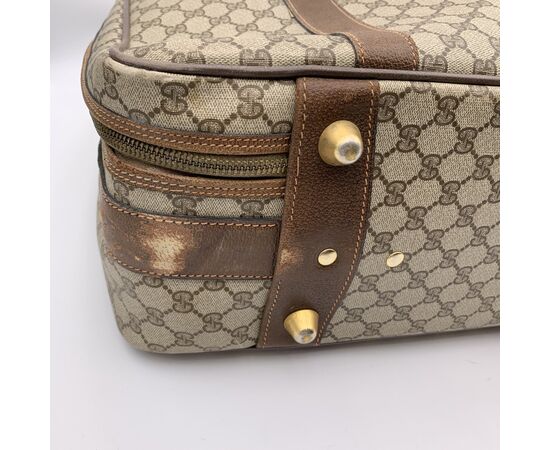 GUCCI Borsa da Viaggio Vintage in Tela Col. Beige n.a. L