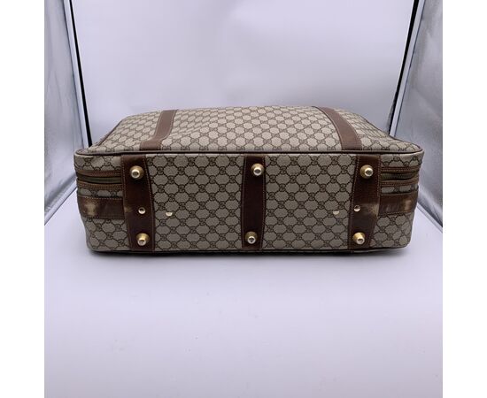 GUCCI Borsa da Viaggio Vintage in Tela Col. Beige n.a. L