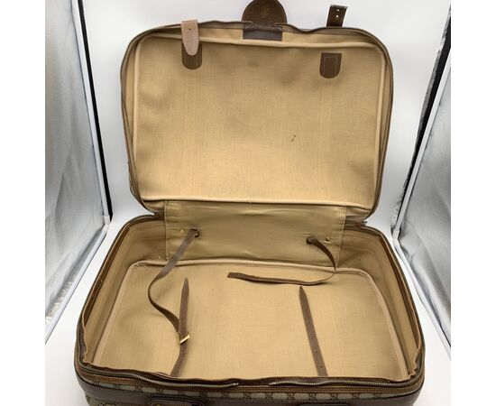 GUCCI Borsa da Viaggio Vintage in Tela Col. Beige n.a. L