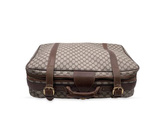 GUCCI Borsa da Viaggio Vintage in Tela Col. Beige n.a. L