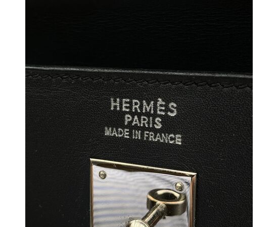 HERMES Borsa a Mano in Pelle Col. Nero Kelly 35 M