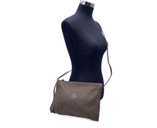 FENDI Borsa a Tracolla Vintage in Tela Col. Verde n.a. M