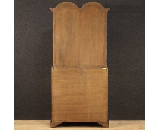 Large English trumeau in wood from the 20th century