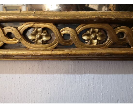 Golden and lacquered 19th century frame     