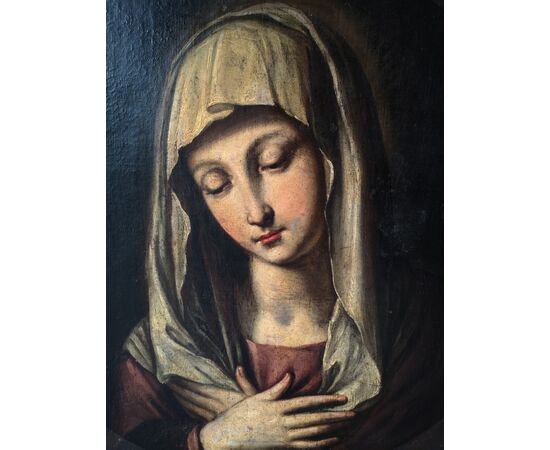 Madonna in prayer period: eighteenth century     