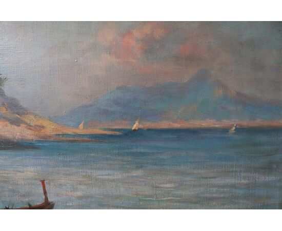 Painting, &quot;Coastal landscape&quot;     