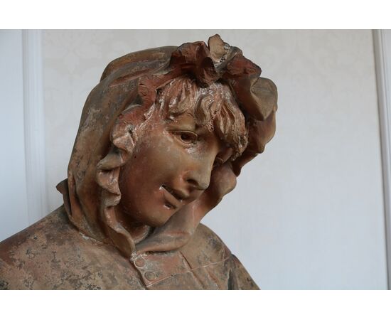 Bust, &quot;Lady with headphone&quot;     