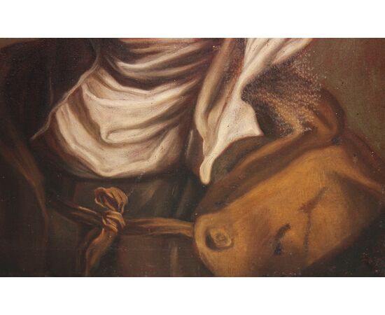 Olio su tela italiano di 1800 ispirato a Federico Barocci (1535 - 1612)