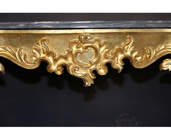golden console Lucca 18th century     