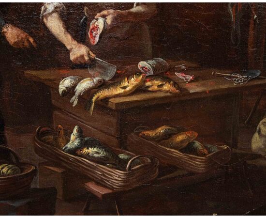 Giacomo Francesco Cipper, detto il Todeschini ( 1664 – 1736)  Il pescivendolo