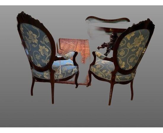 PAIR OF ARMCHAIRS     