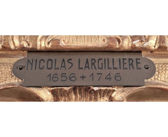 NICOLAS DE LARGILLIÈRE (PARIGI, 1656 – 1746). “RITRATTO DI GENTIL UOMO CON ARMATURA”
