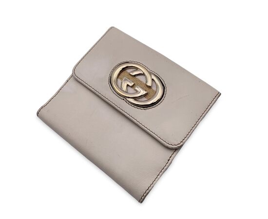 GUCCI Portafoglio in Pelle Col. Beige n.a. S
