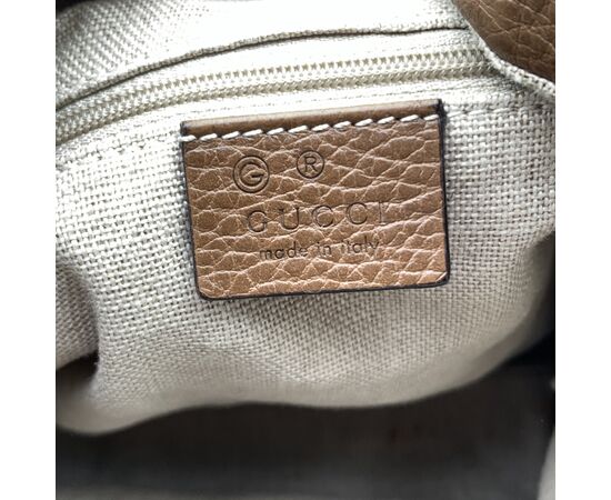 GUCCI Borsa Hobo in Tela Col. Beige Bree M
