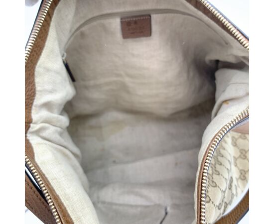 GUCCI Borsa Hobo in Tela Col. Beige Bree M