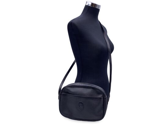 YVES SAINT LAURENT Borsa a Tracolla Vintage in Tela Col. Nero n.a. M