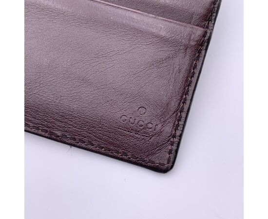 GUCCI Portafoglio in Pelle Col. Marrone n.a. M