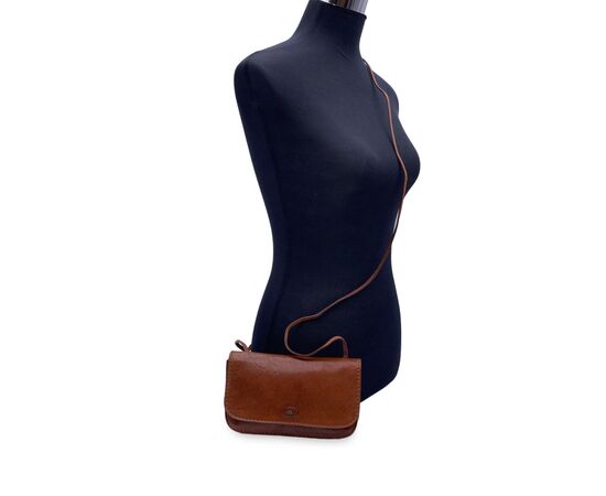 THE BRIDGE Borsa a Tracolla Vintage in Pelle Col. Marrone n.a. S