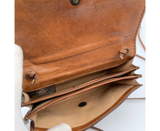 THE BRIDGE Borsa a Tracolla Vintage in Pelle Col. Marrone n.a. S
