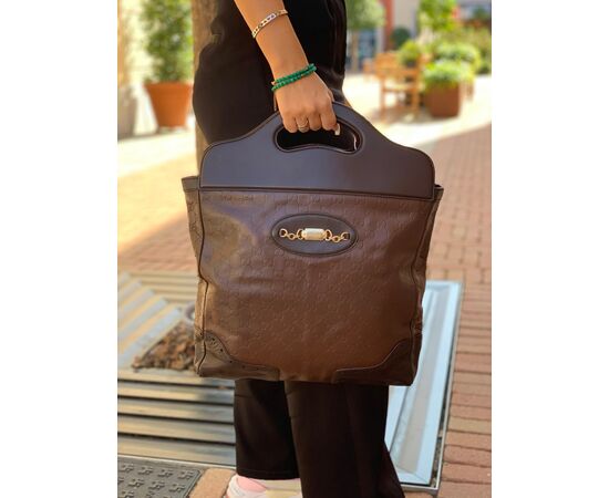 Gucci Tote Guccissima Vintage Marrone