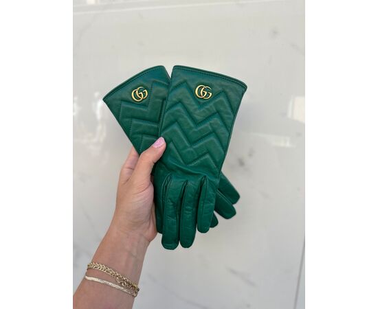 Gucci Marmont Guanti Verdi