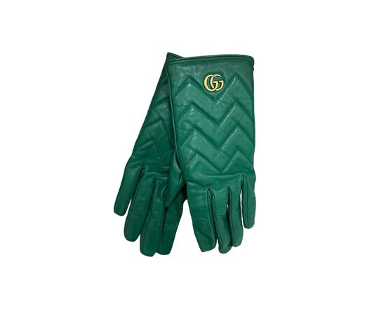Gucci Marmont Guanti Verdi