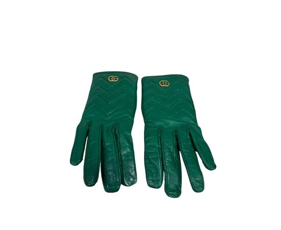 Gucci Marmont Guanti Verdi