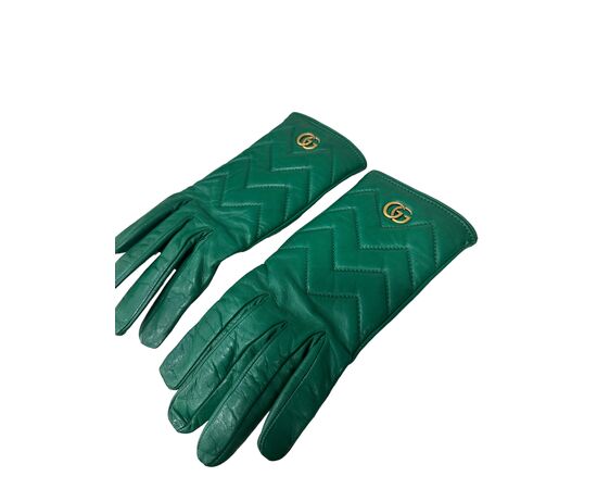 Gucci Marmont Guanti Verdi