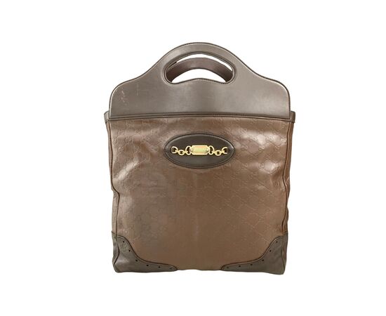 Gucci Tote Guccissima Vintage Marrone