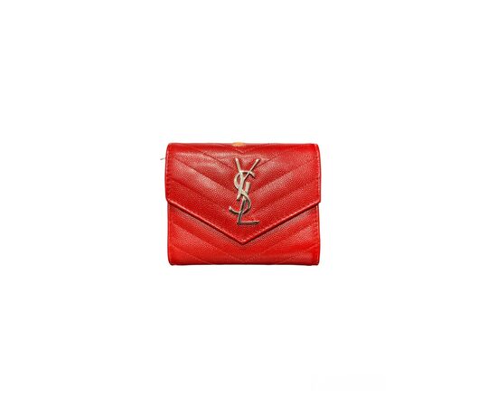 Saint Laurent Portafoglio Cassandra Rosso