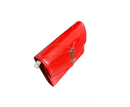 Saint Laurent Portafoglio Cassandra Rosso