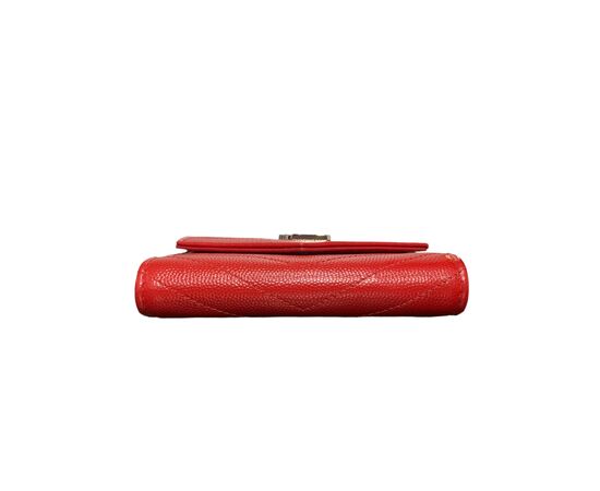 Saint Laurent Portafoglio Cassandra Rosso