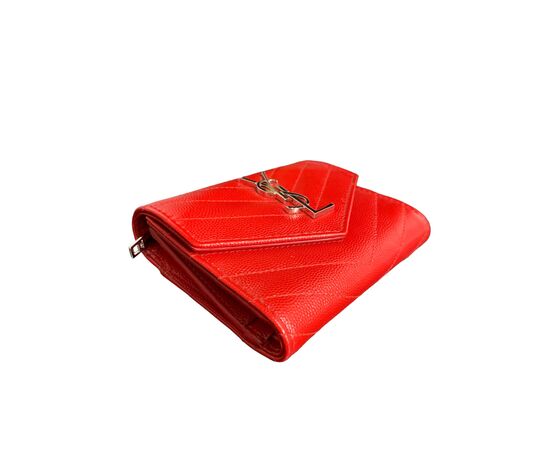Saint Laurent Portafoglio Cassandra Rosso