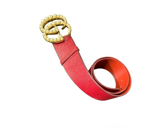 Gucci Cintura Marmont Perle Rossa