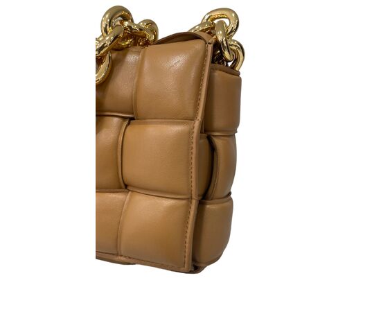Bottega Veneta Cassette Chain Cammello