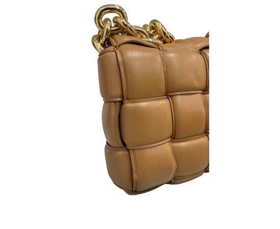 Bottega Veneta Cassette Chain Cammello