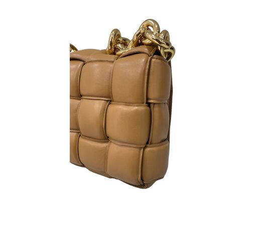 Bottega Veneta Cassette Chain Cammello