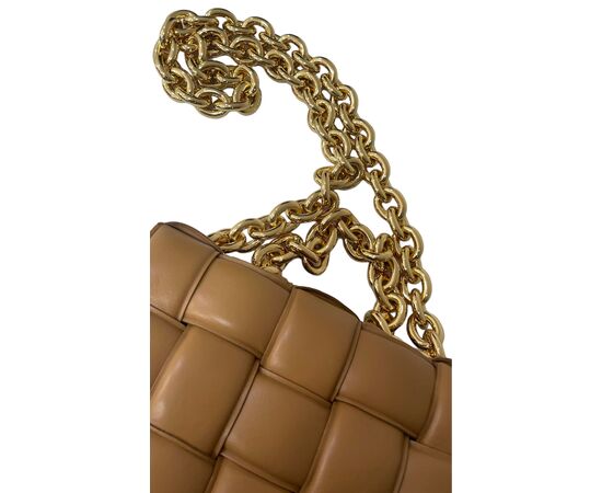 Bottega Veneta Cassette Chain Cammello
