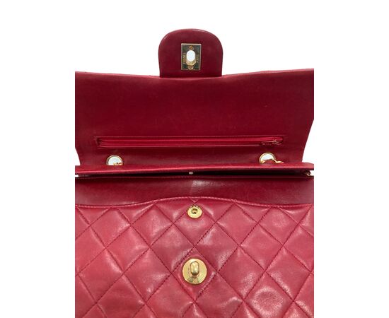 Chanel Timeless 25 Double Flap Rossa