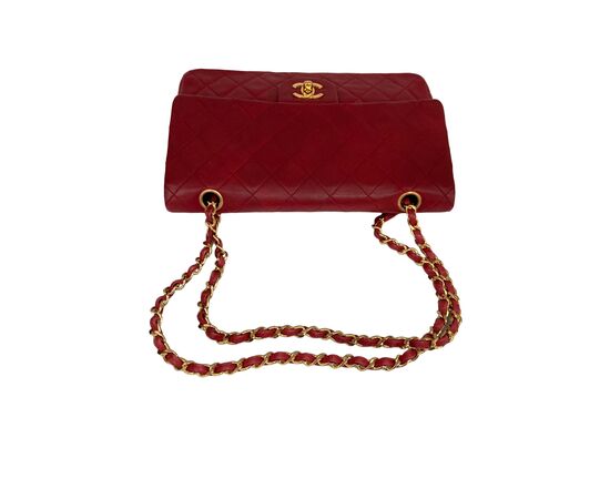 Chanel Timeless 25 Double Flap Rossa