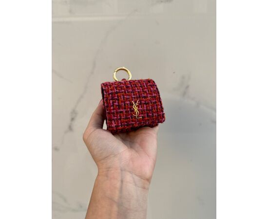 Saint Laurent Airpods Case Tweed