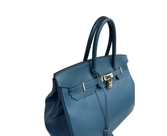 Hermès Birkin 35 Epsom Bleu De Galice