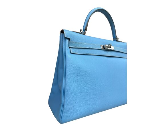 Hermès Kelly 35 Epsom Bleu Paradise